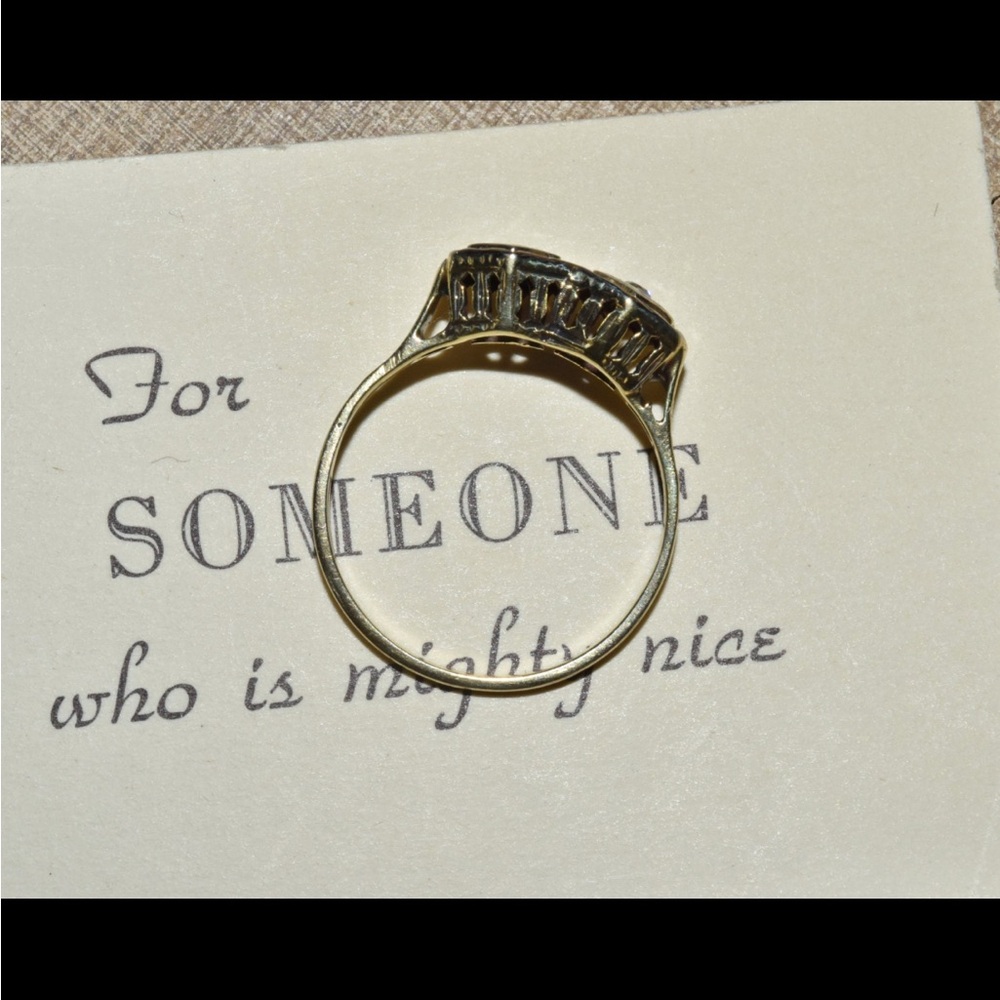 Art deco toi et moi diamond ring! - Picture 4 of 7